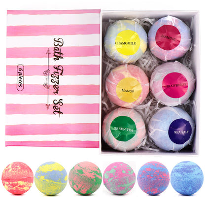 6 pcs Organic Bath Bombs