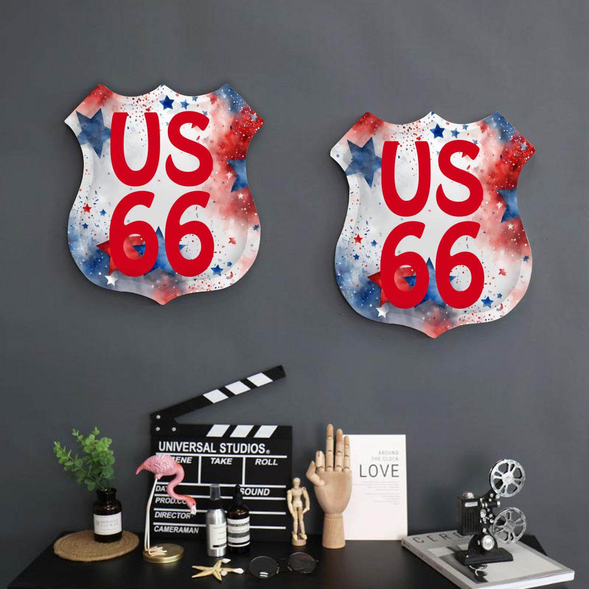 Retro Route 66 Tin Sign - Shop Jobie