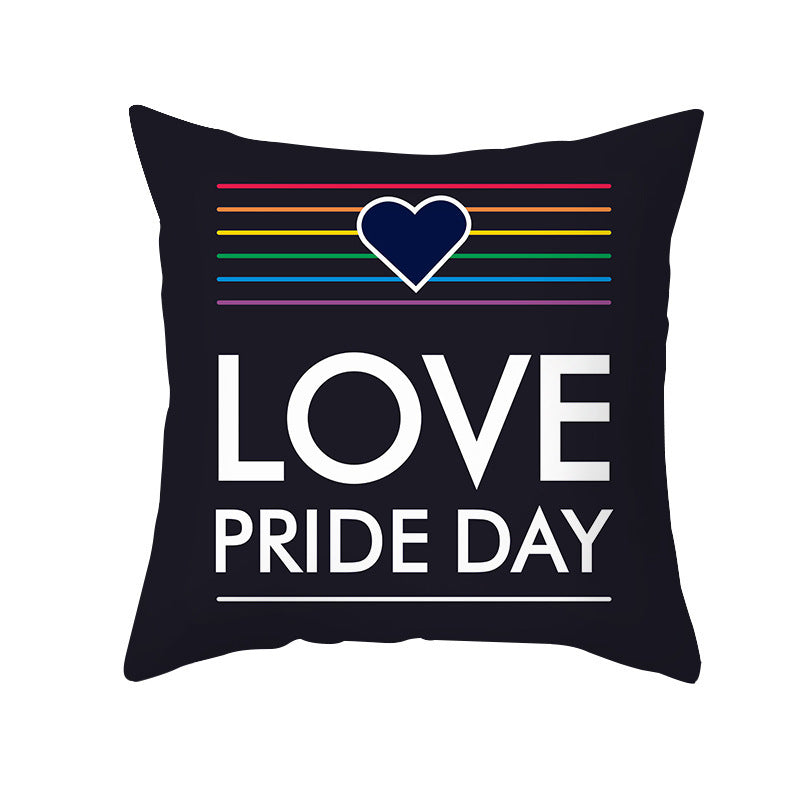 Rainbow Love Pillowcase