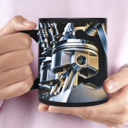 Piston Ceramic Coffee Cup