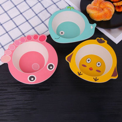 Children's Bamboo Fiber Feeding Dishes