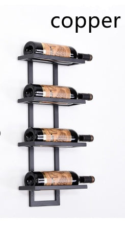 Modern Iron Wall-mounted Wine Holder