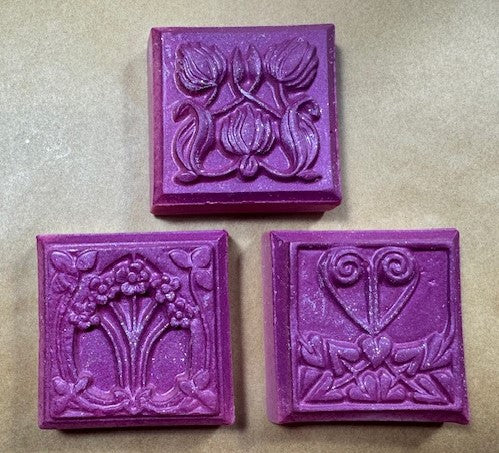 FLORAL HEARTS HAND SOAP (SET OF 3 SOAPS) 024