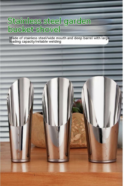 Gardening Stainless Steel Barrel Shovel