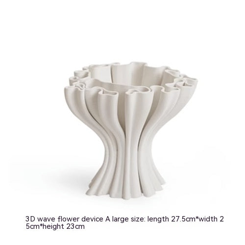 Modern Minimalistic Abstract Art Ceramic Vase