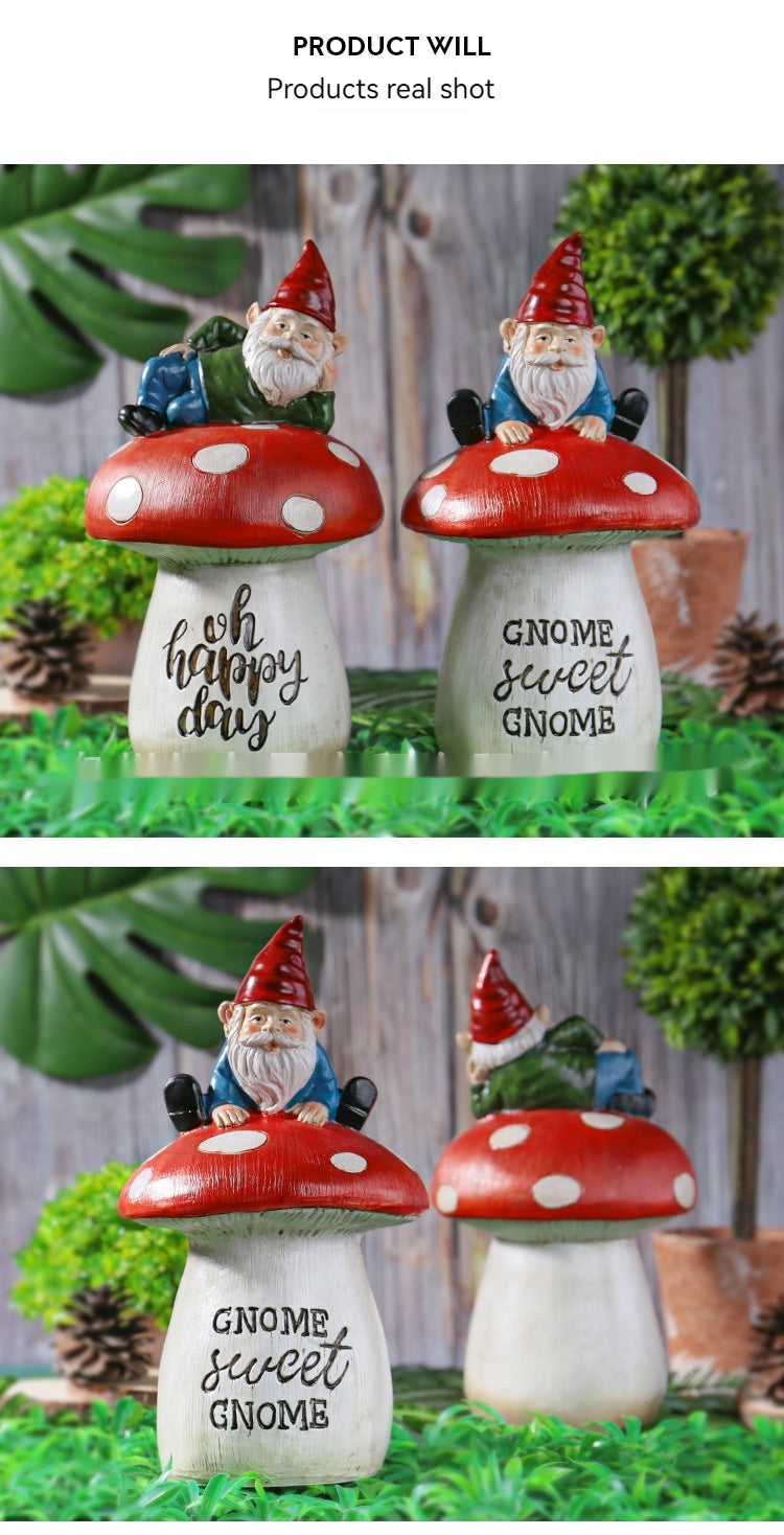 Sitting Gnome Mushroom