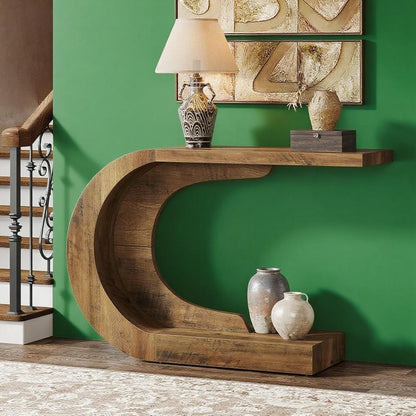 Wave-Inspired Console Table