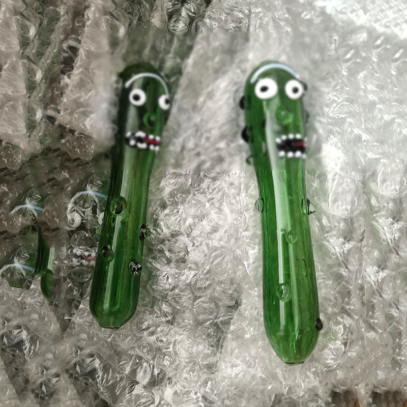 Cucumber Glass Herb Pipe