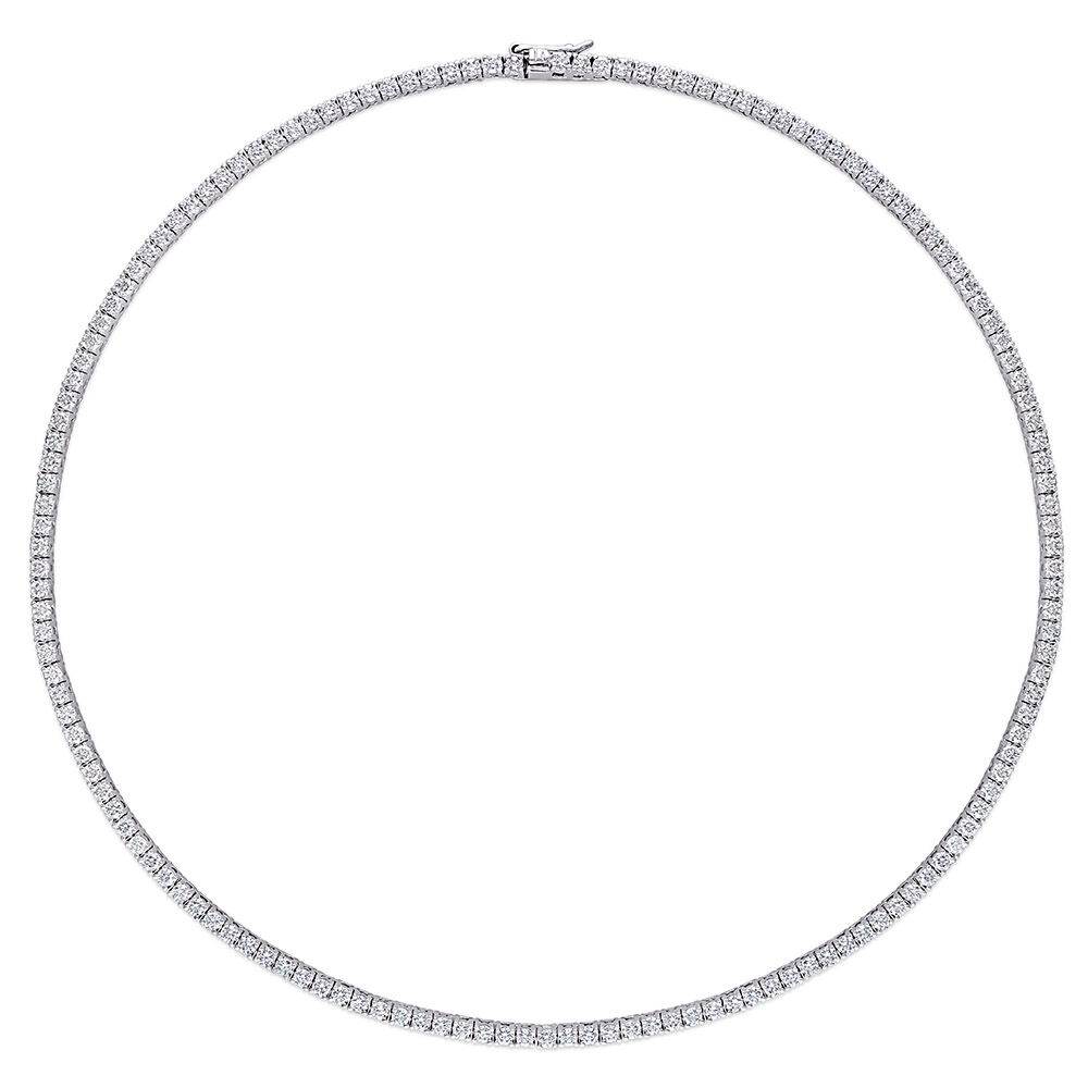 12.5 Ct. DEW Created Moissanite Tennis Necklace - Shop Jobie