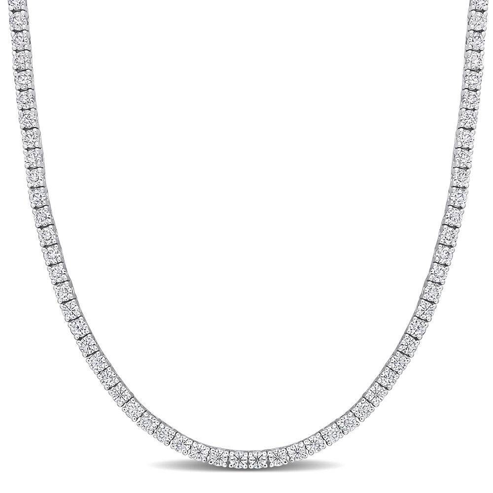12.5 Ct. DEW Created Moissanite Tennis Necklace - Shop Jobie