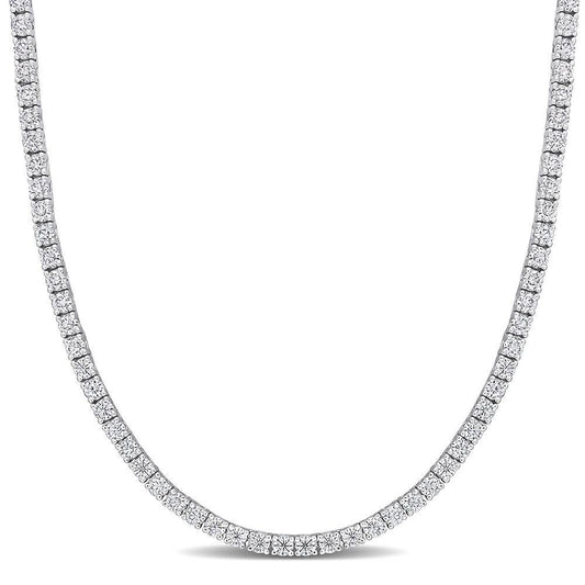 12.5 Ct. DEW Created Moissanite Tennis Necklace - Shop Jobie