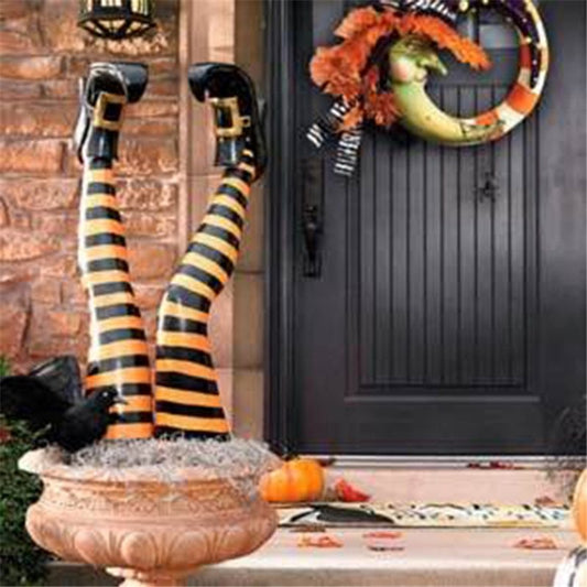 Halloween Decoration Evil Witch Legs