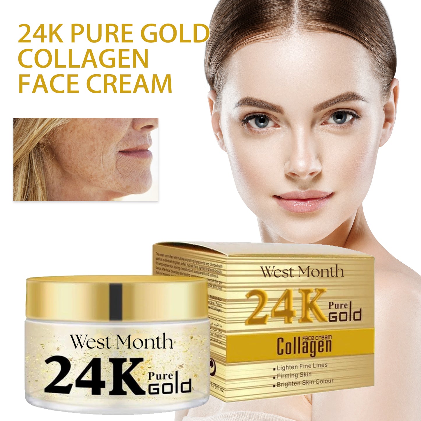 West Month 24K Pure Gold Collagen Skincare
