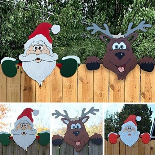 Christmas Fence Top Decoration