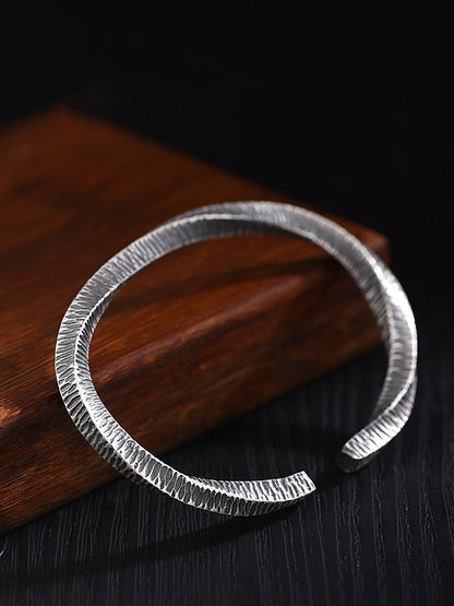 999 Sterling Silver Mobius Bracelet