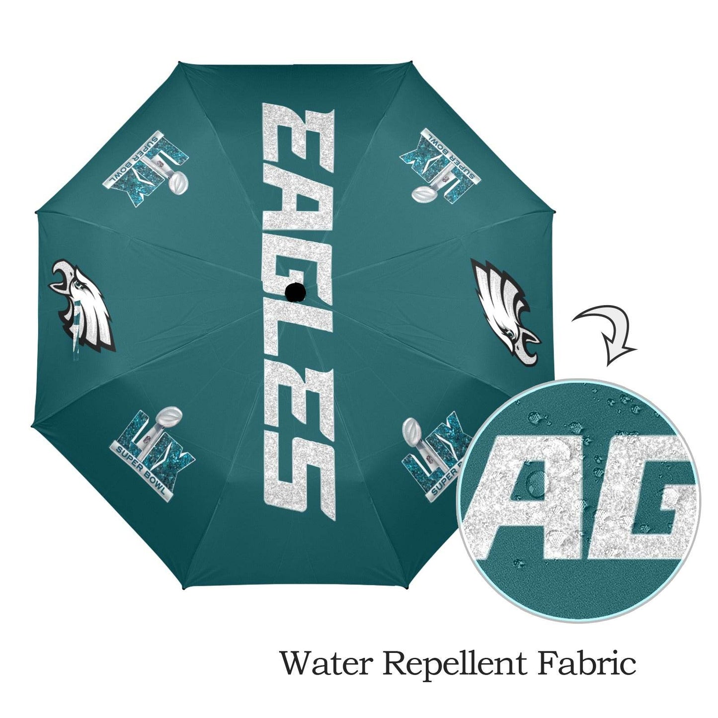 CHOOSE YOUR TEAM Semi-Automatic Foldable Umbrella - Shop Jobie