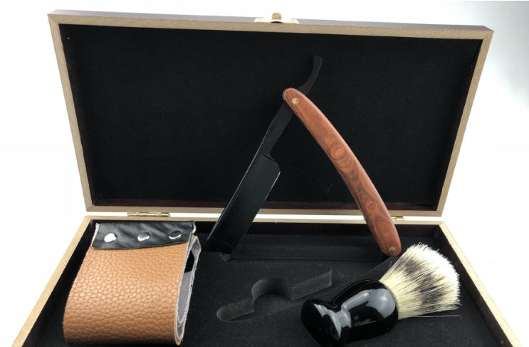 Straight Blade Shaving Kit
