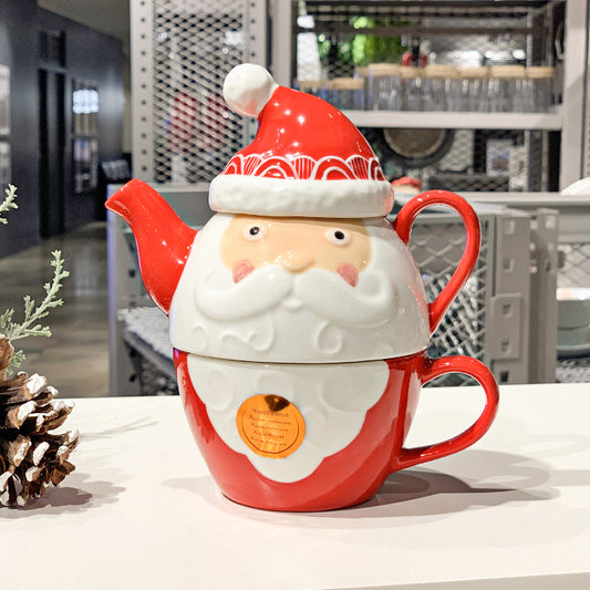 Santa Teapot Cup Set