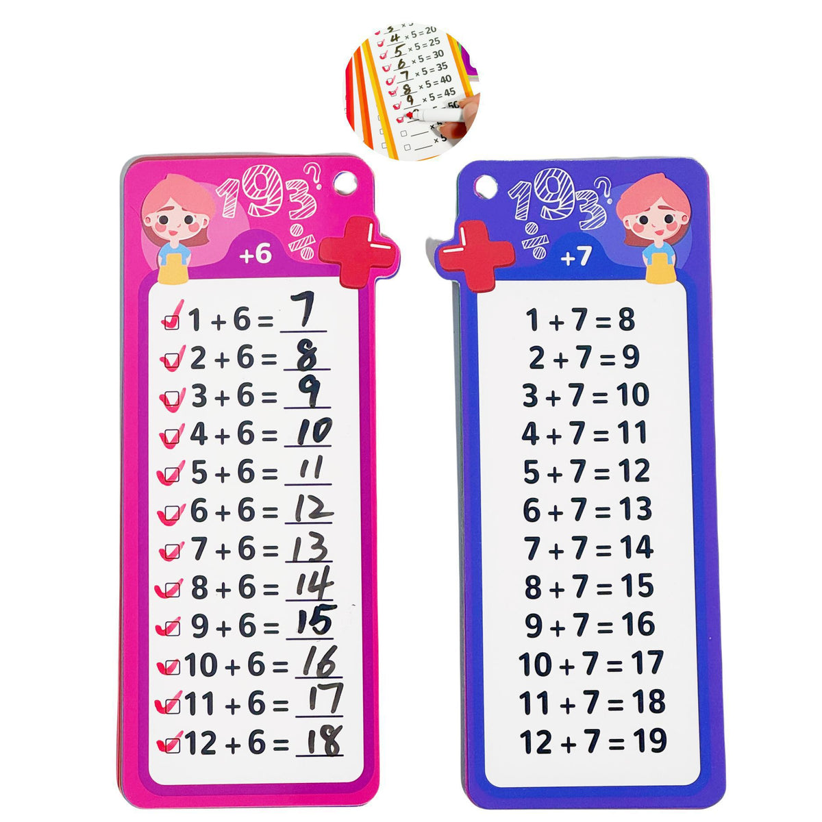 Multiplication Flash Cards - Learning Tools  -  Min 2