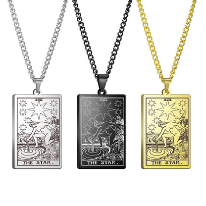 Tarot Stainless Steel Necklace