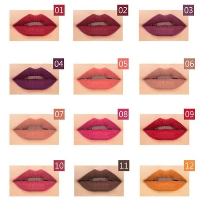 2-in-1 Waterproof Matte Lip Liner Pencil Set