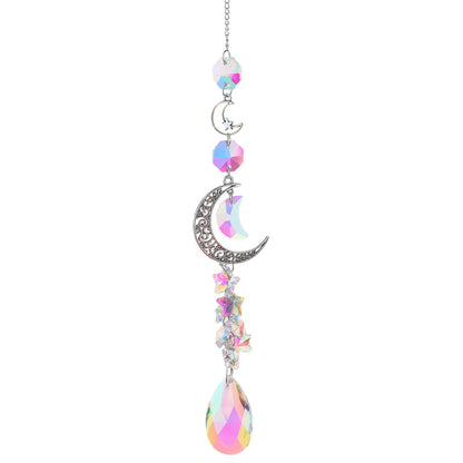 Crystal Sun Catcher Moon Stars