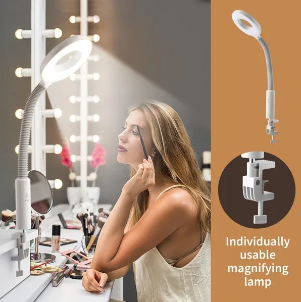 2 In 1 Facial Steamer W/3X Magnifying Lamp