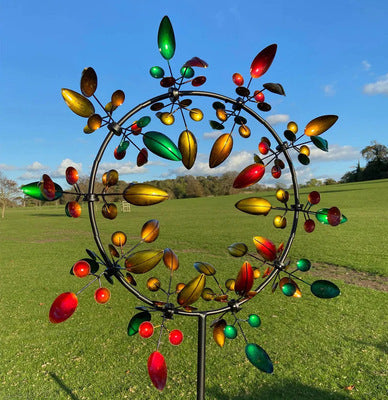 Leaf Metal Windmill