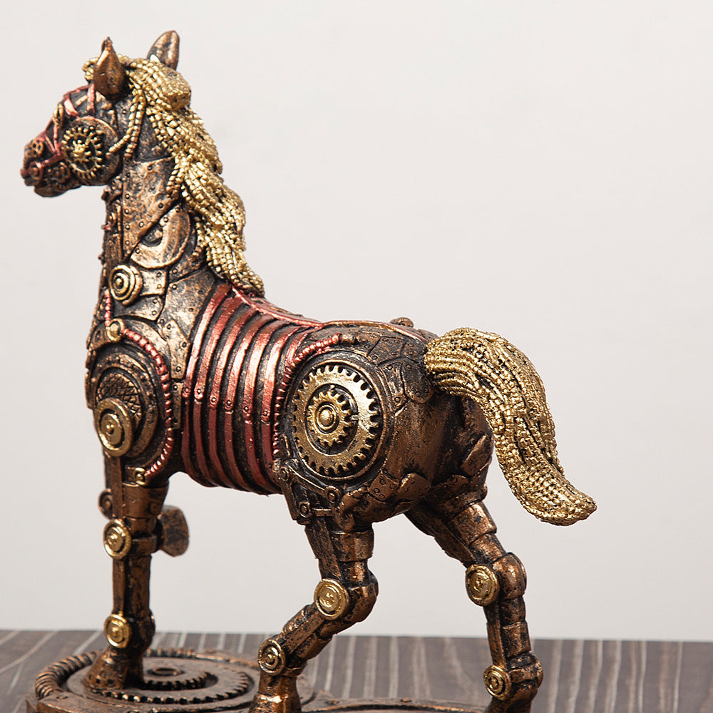 Various Steampunk Tabletop Statues