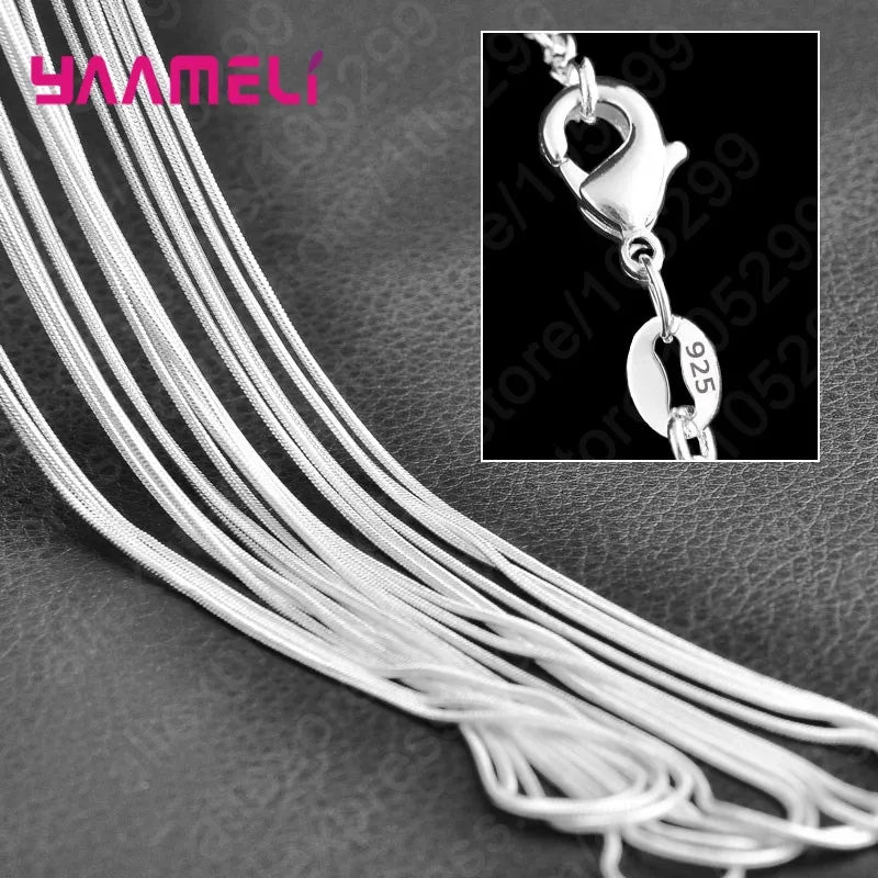 925 Sterling Silver Chains