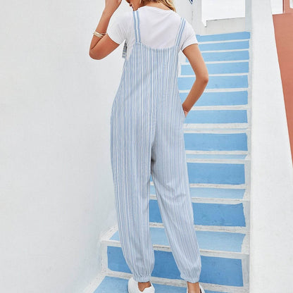 Bow Knot Baggy Overalls - Shop Jobie