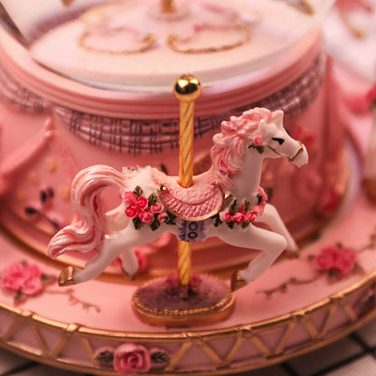 Carousel Crystal Music Box