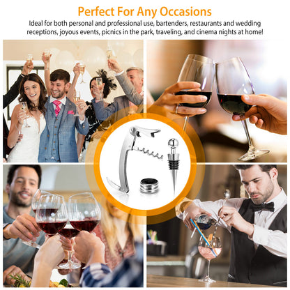 3pc Corkscrew Bottle Opener Set