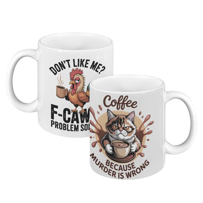 Ceramic Mugs 2pc