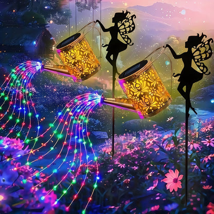Magical Fairy Solar Lighted Watering Can