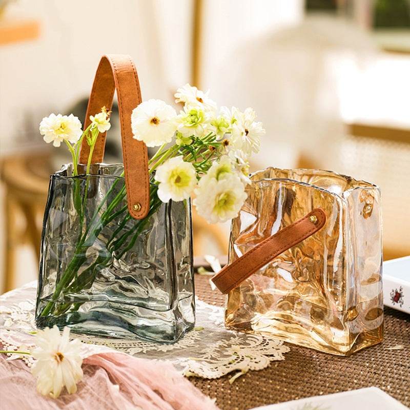 Handbag Glass Vase Design - Shop Jobie