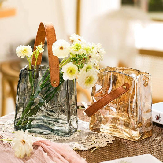 Handbag Glass Vase Design - Shop Jobie