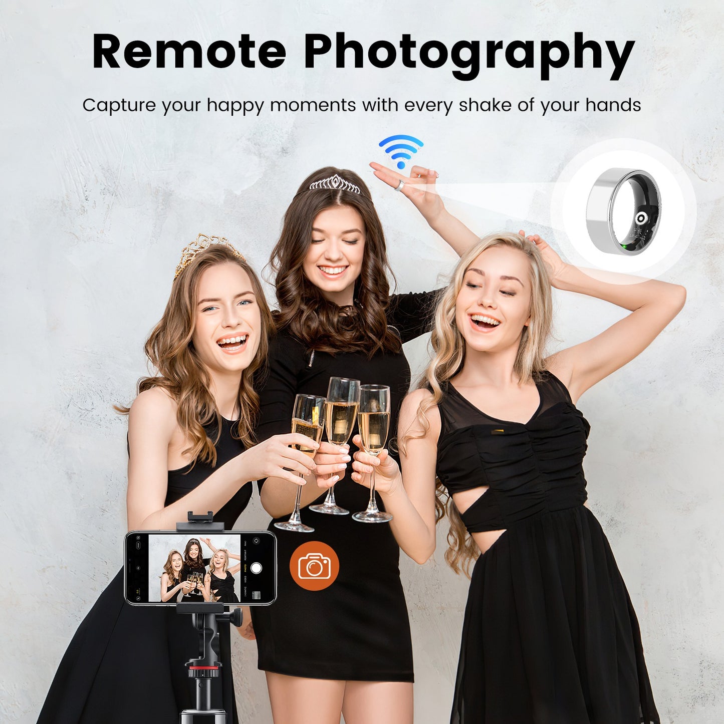 Health & Fitness Smart Ring Tracker