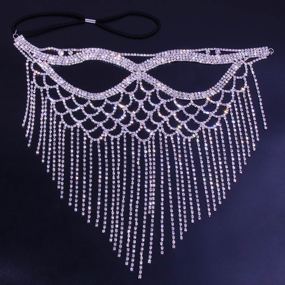 Halloween Masquerade Zircon Catwoman Mask - Shop Jobie