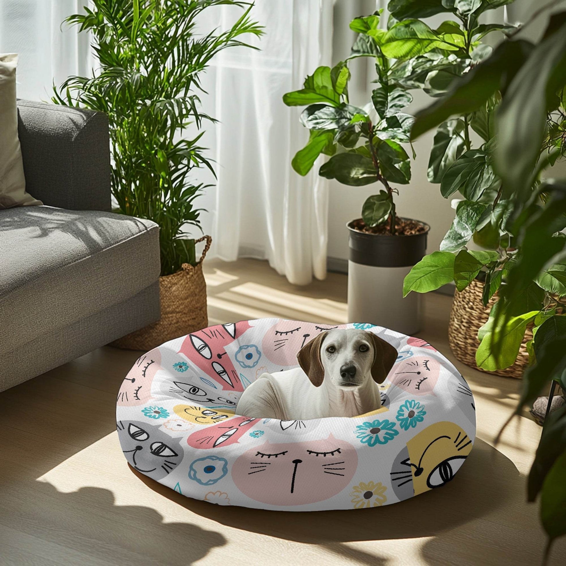 Round Pet Bed - S/M/L - Shop Jobie