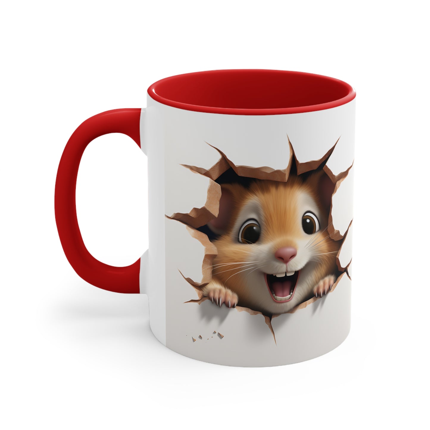 BUSTIN' OUT Cute Hamster Mug