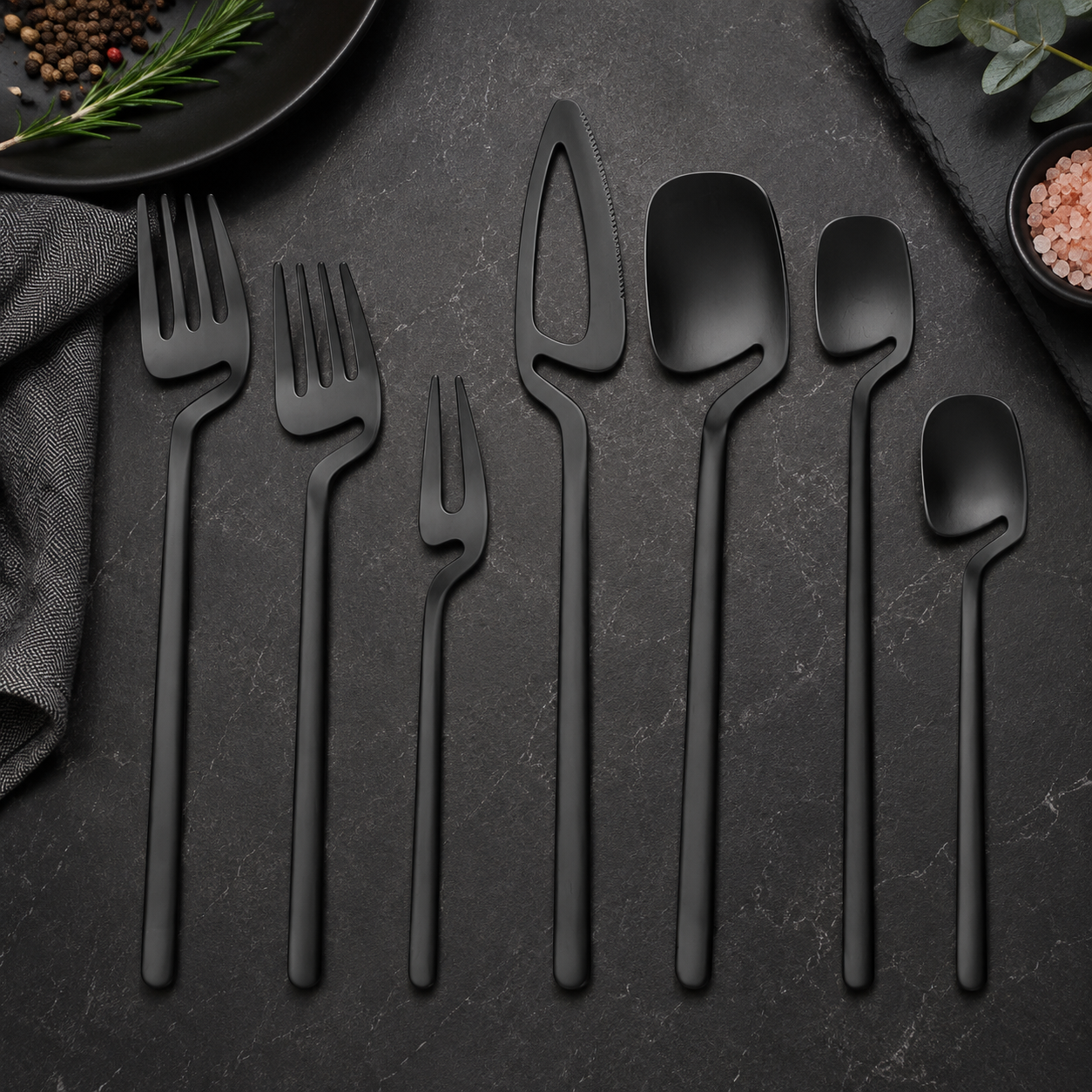 304 Stainless Steel Modern Hanging Tableware Set