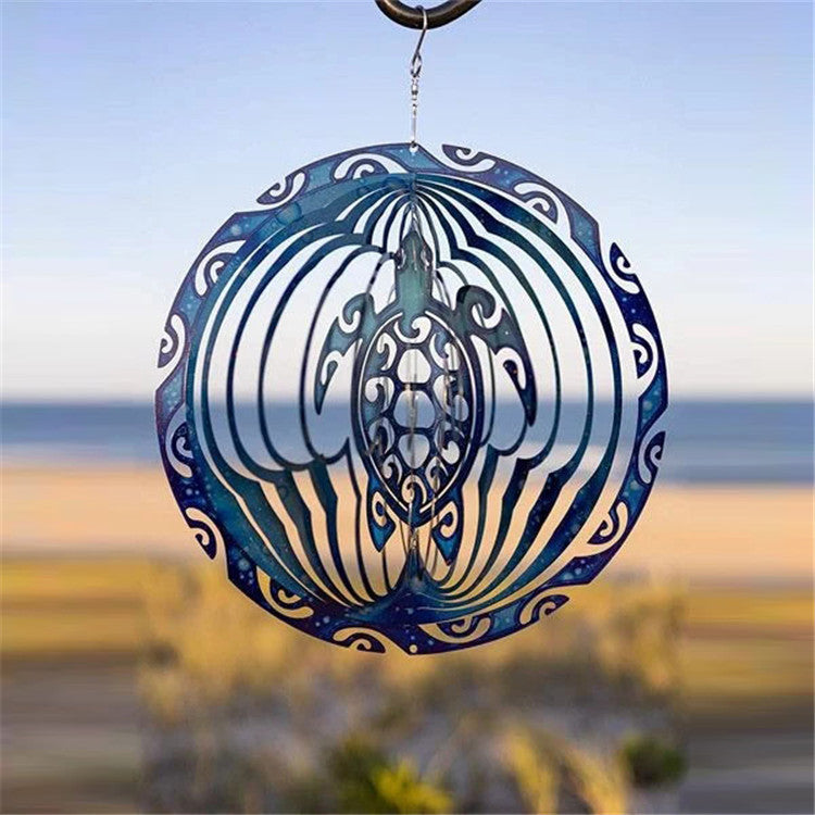 3D Ocean Blue Wind Chimes