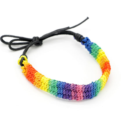 LGBT+ Seven Color Rainbow Bracelet