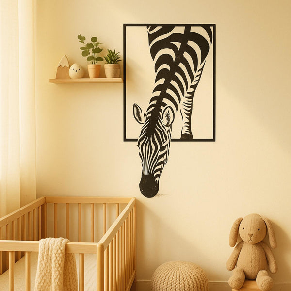 Modern Zebra Wall Art Decor