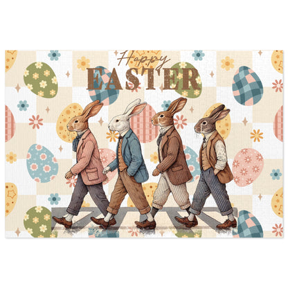Easter Bunny Jigsaw Puzzle with Tin
