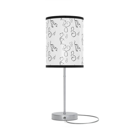Stylish Desk Lamp - Modern Black and White Cats Design - Shop Jobie