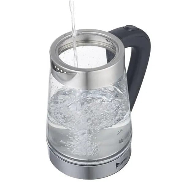1200W 2.5L Electric Kettle With Blue Glass