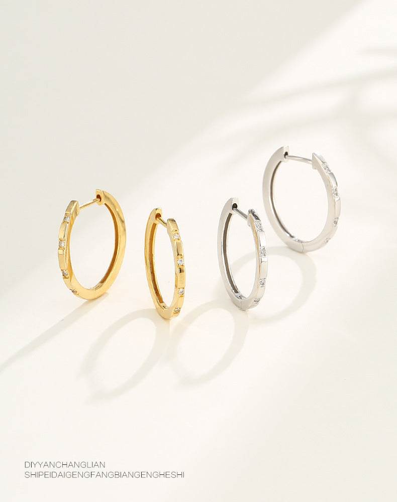 925 Sterling Silver Hoop Earrings - Shop Jobie