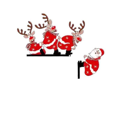 Santa & Friends Corner Door Hanging Decor - Shop Jobie